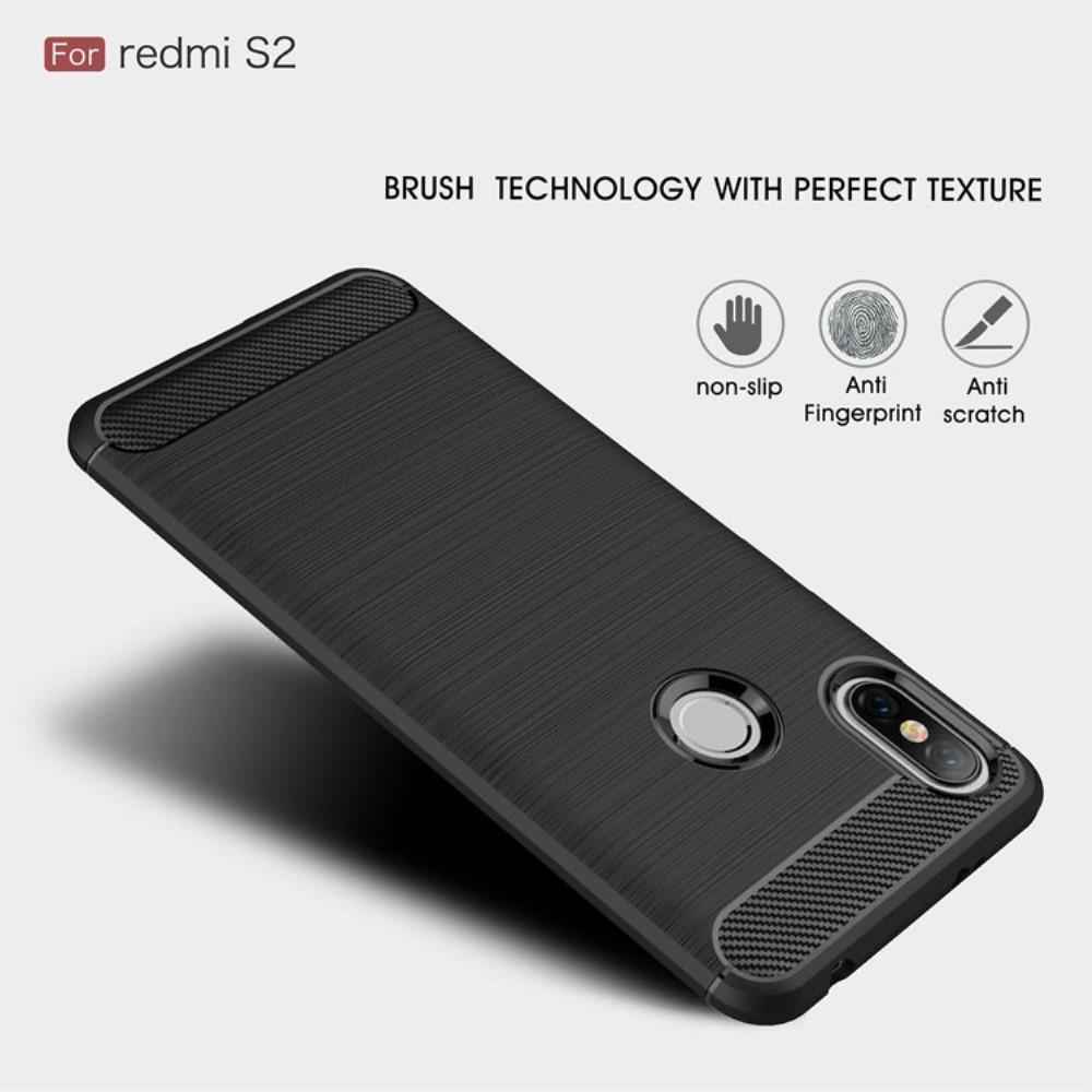 Xiaomi Redmi S2 Brushed TPU Case Black