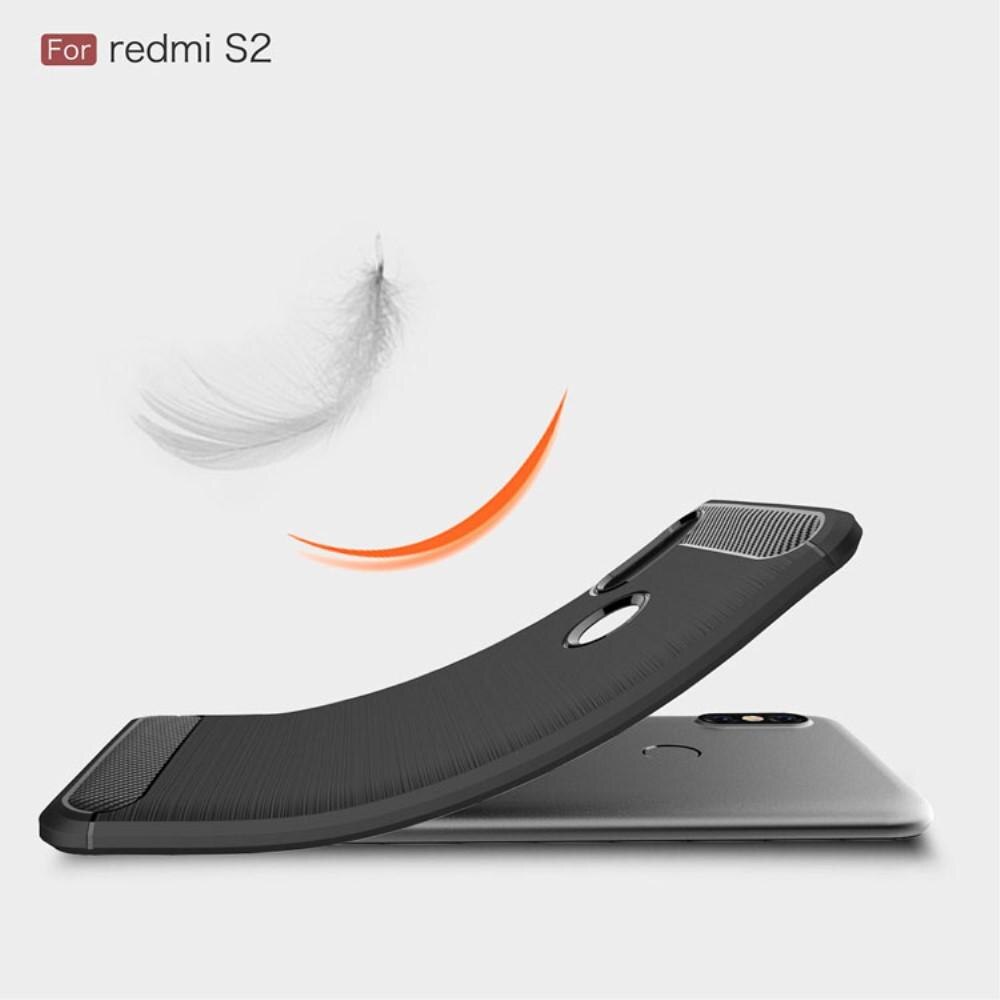 Xiaomi Redmi S2 Brushed TPU Case Black