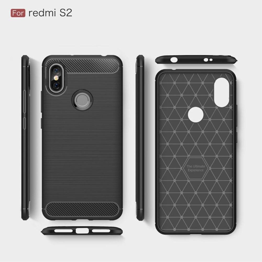 Xiaomi Redmi S2 Brushed TPU Case Black