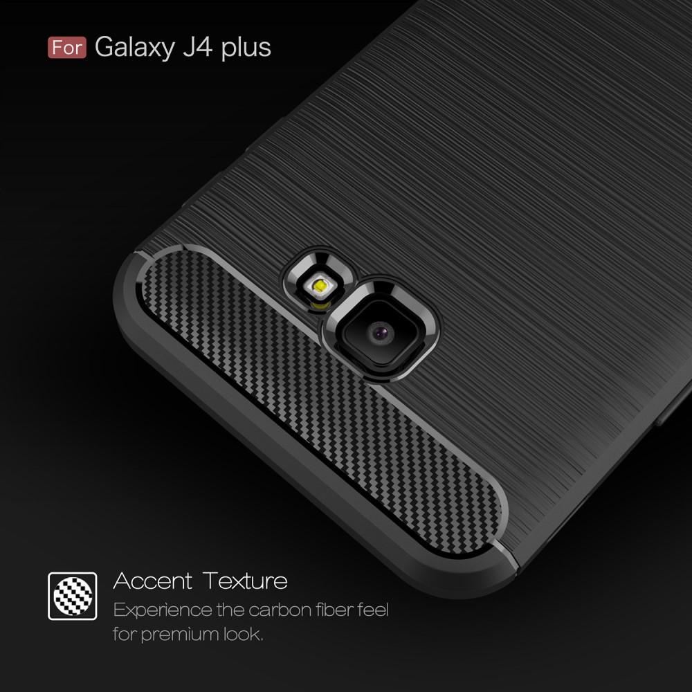 Samsung Galaxy J4 Plus 2018 Brushed TPU Case Black