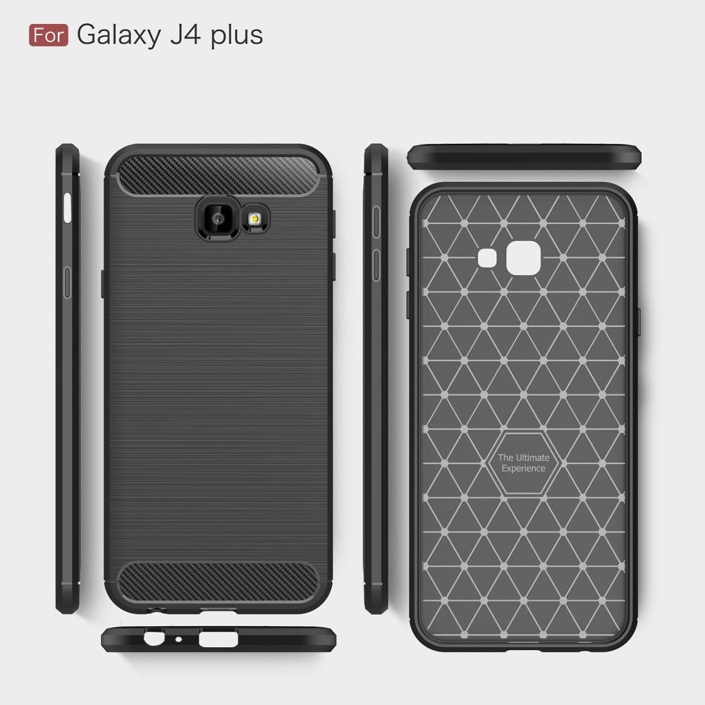 Samsung Galaxy J4 Plus 2018 Brushed TPU Case Black