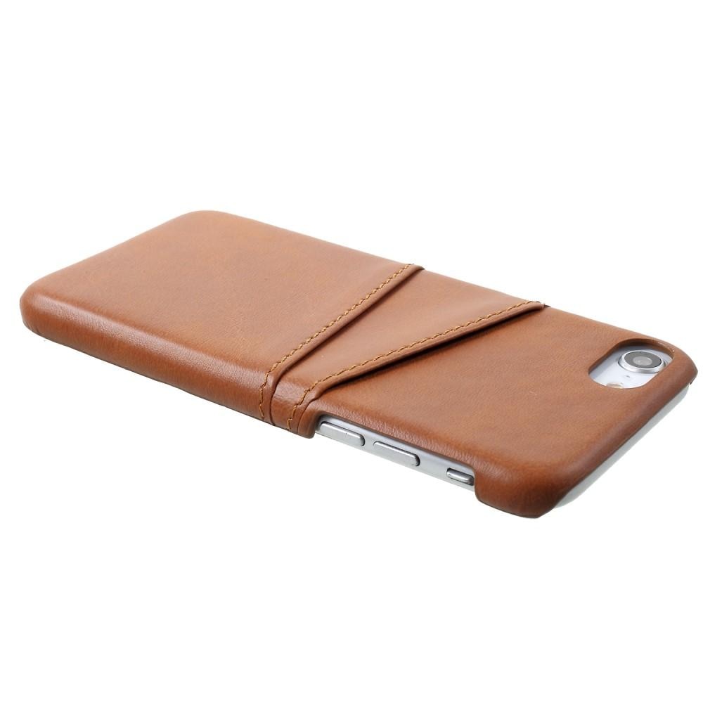 iPhone SE (2022) Card Slots Case Brown