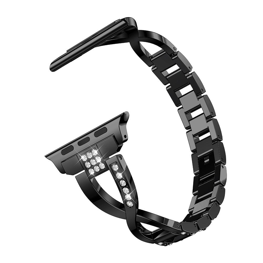 Apple Watch 38/40/41 mm Crystal Bracelet Black