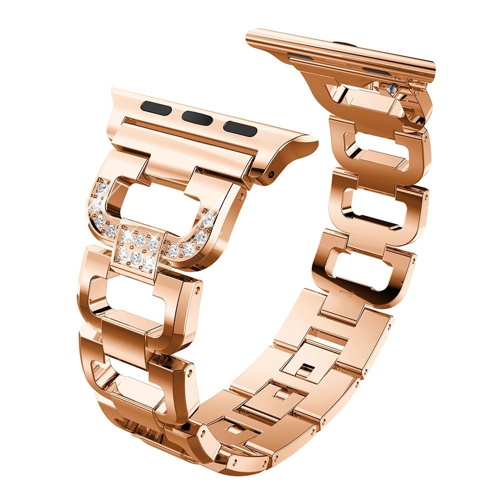 Apple Watch 42mm Rhinestone Bracelet Rose Gold