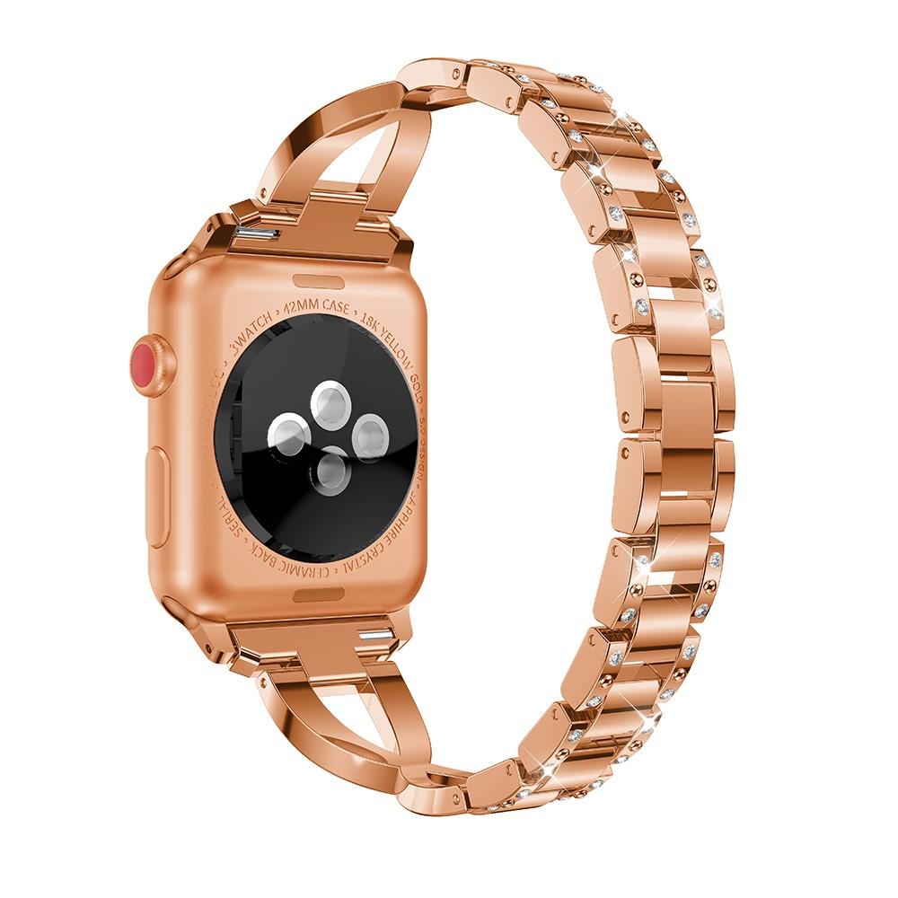 Apple Watch 41mm Series 8 Crystal Bracelet Rose Gold