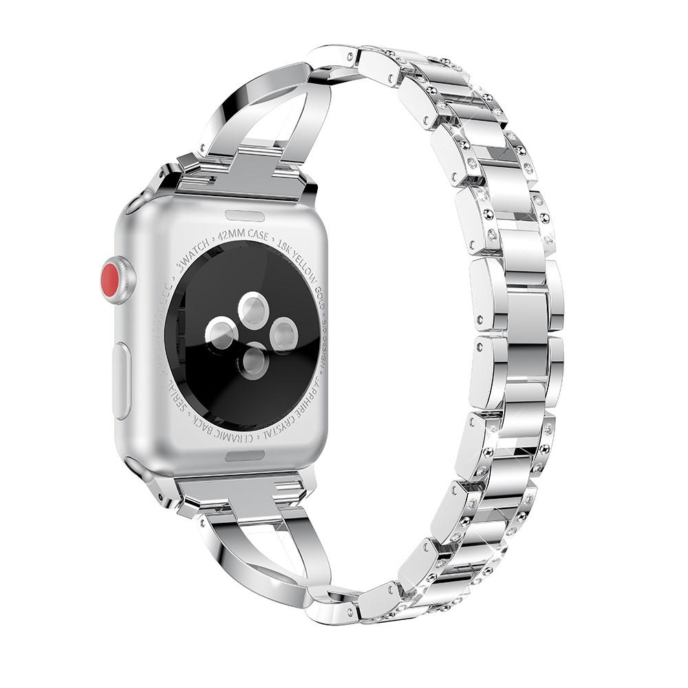 Apple Watch 41mm Series 8 Crystal Bracelet Silver