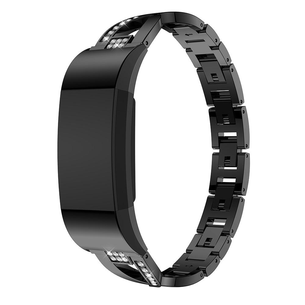 Fitbit Charge 2 Crystal Bracelet Black