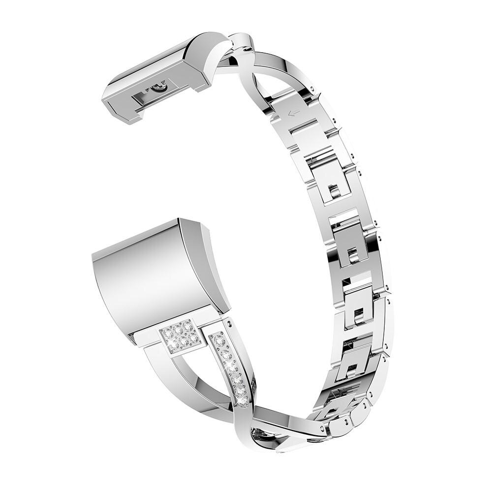 Fitbit Charge 2 Crystal Bracelet Silver