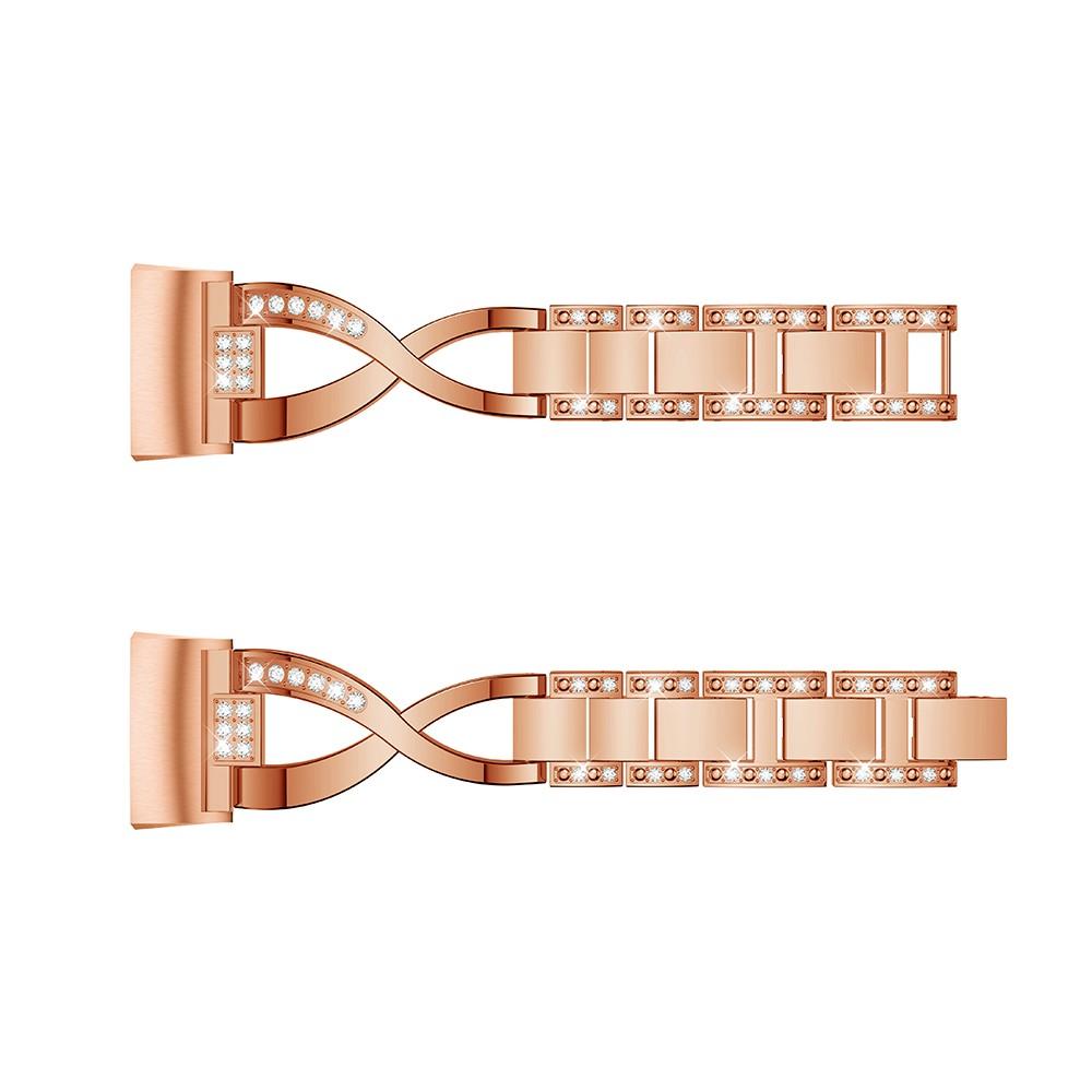 Fitbit Charge 3/4 Crystal Bracelet Rose Gold