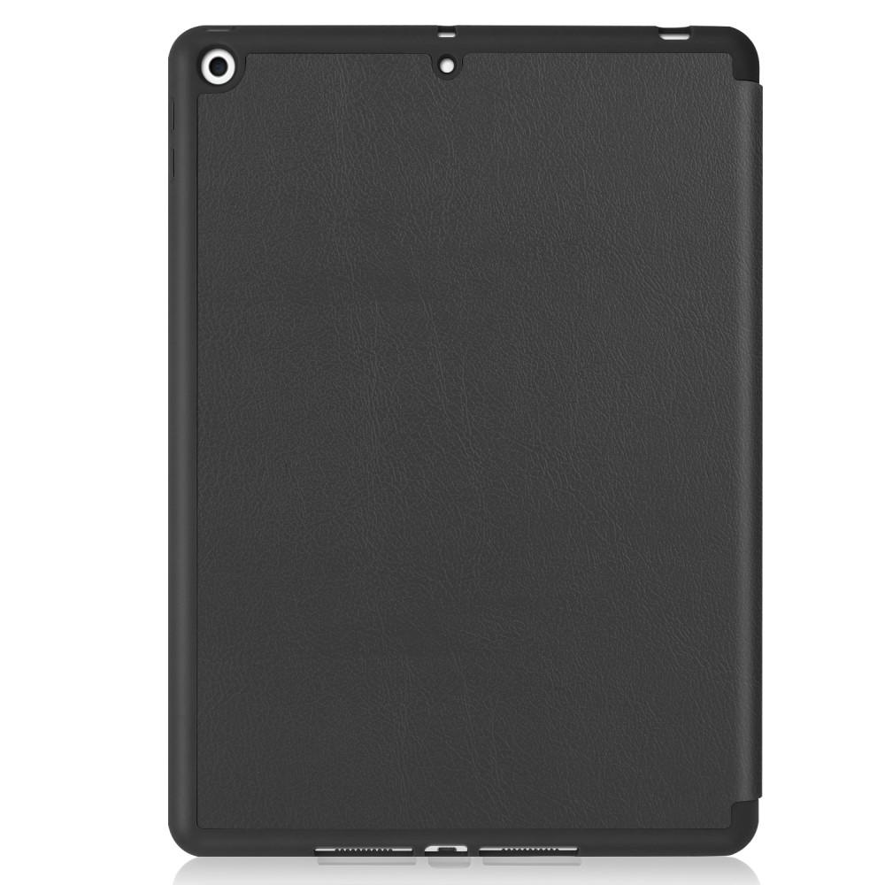 iPad 10.2 8th Gen (2020) Tri-Fold Cover w. Pen-holder Black
