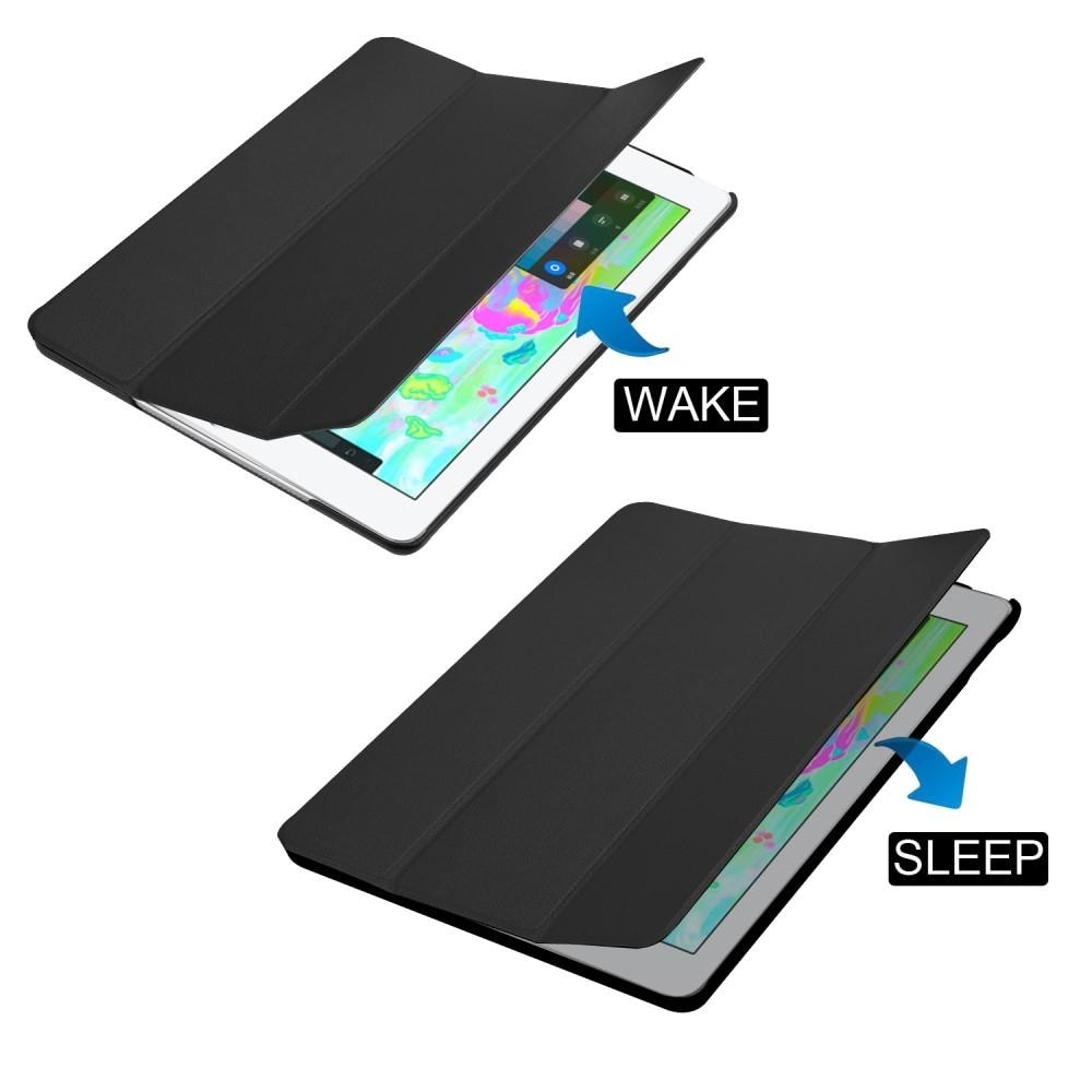 iPad Air 2 9.7 (2014) Tri-Fold Cover w. Pen-holder Black