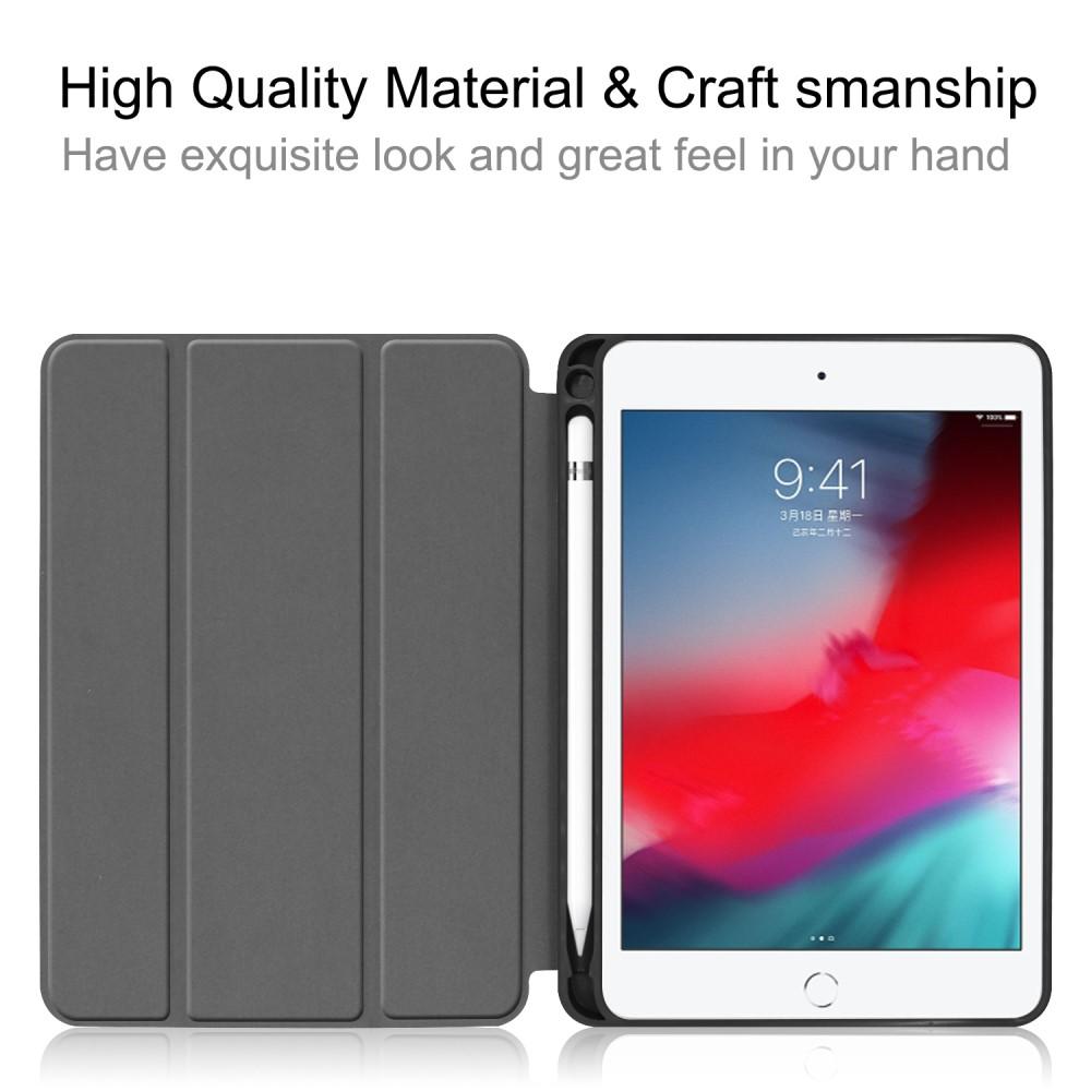 iPad Mini 4 7.9 (2015) Tri-Fold Cover w. Pen-holder Black