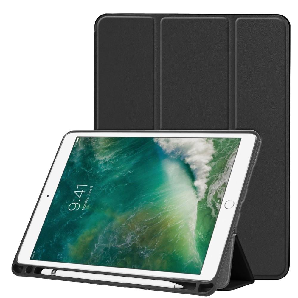 iPad Pro/Air 10.5 Tri-Fold Cover w. Pen-holder Black