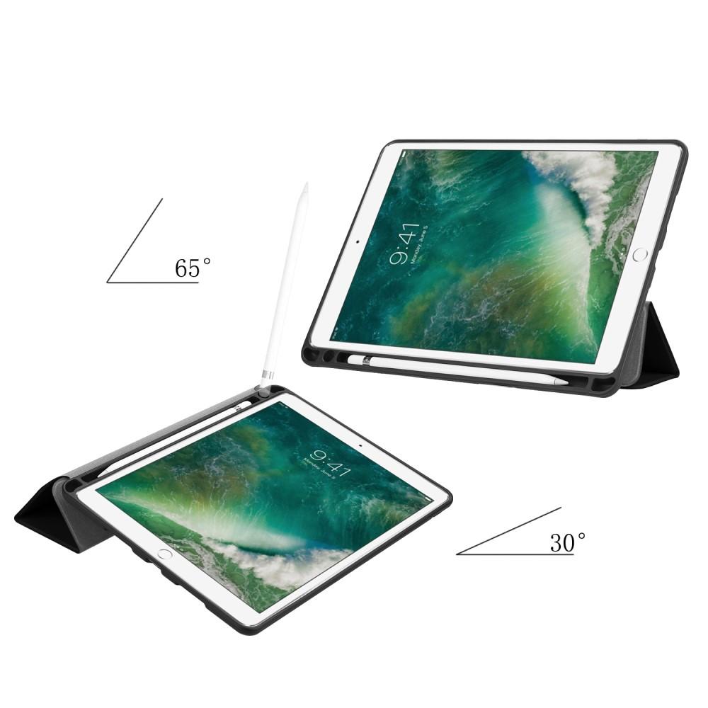 iPad Pro 10.5 2nd Gen (2017) Tri-Fold Cover w. Pen-holder Black