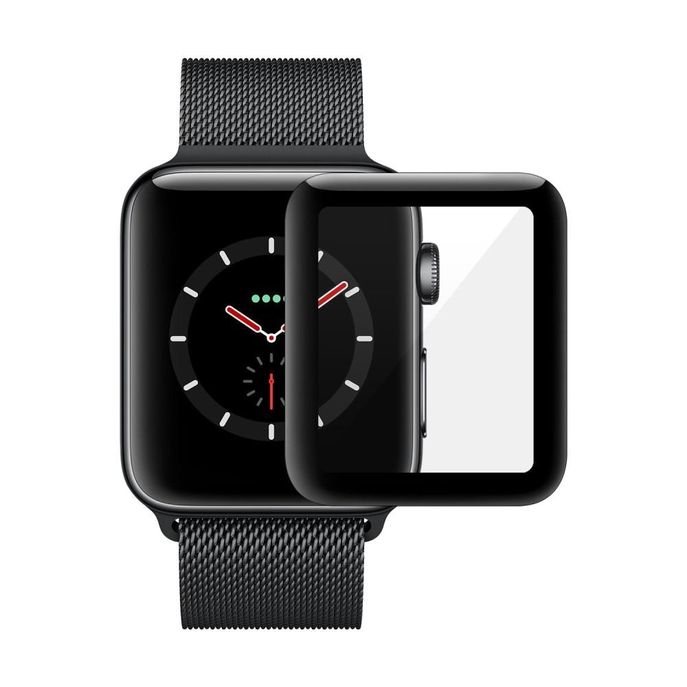 Apple Watch 38 mm Tempered Glass Full Cover Black
