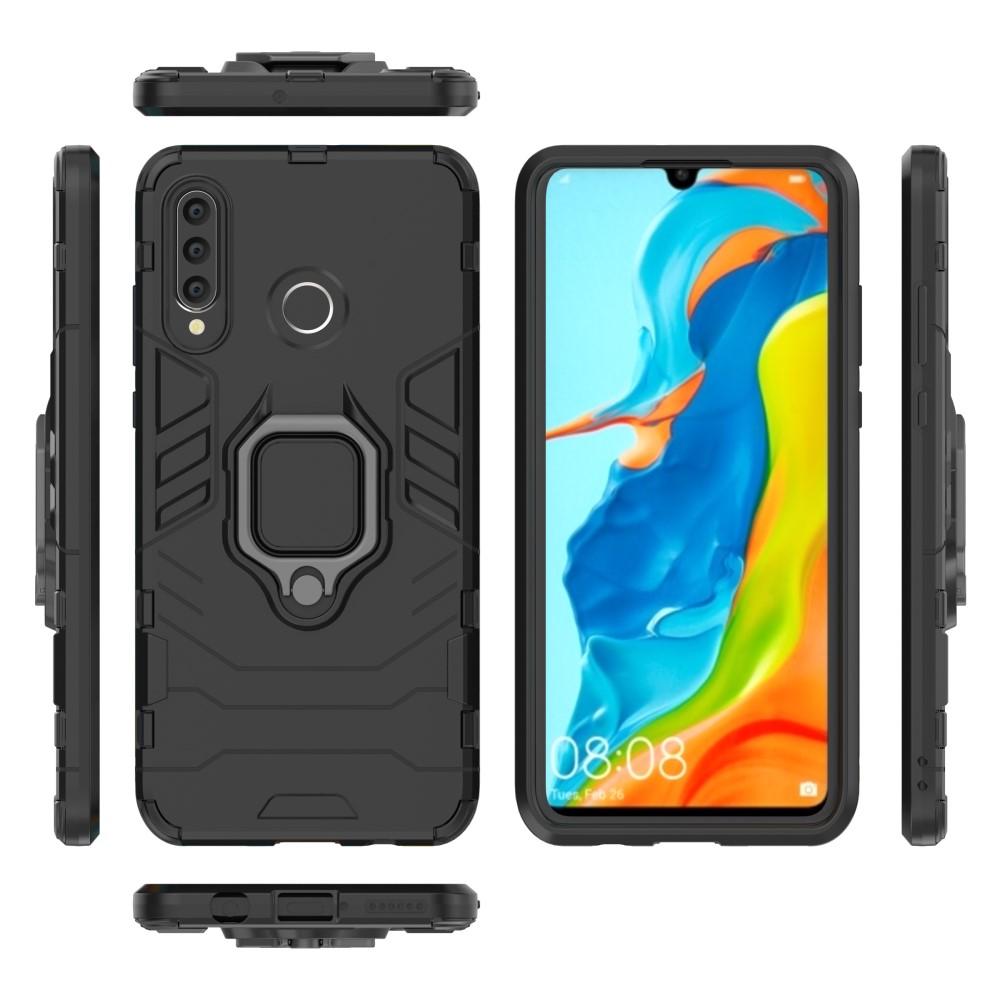 Huawei P30 Lite Hybrid Case Tech Ring Black