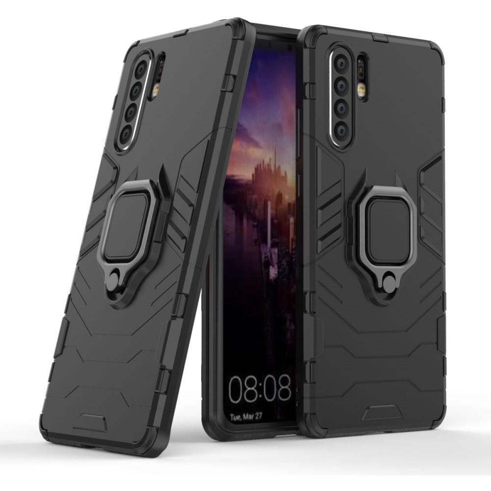 Huawei P30 Pro Hybrid Case Tech Ring Black