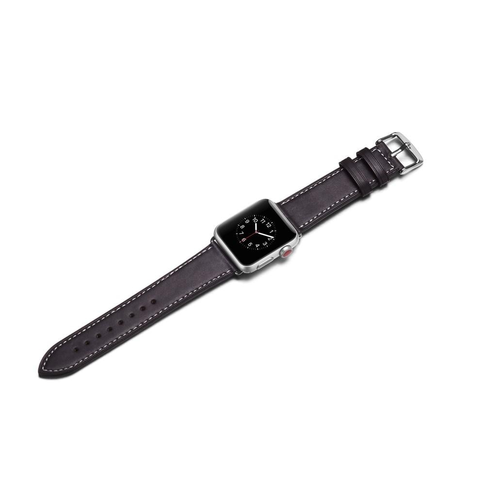 Apple Watch 38/40/41 mm Leather Strap Black