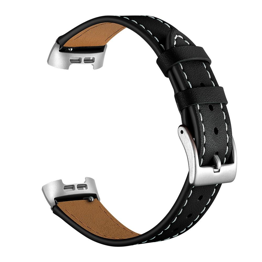 Fitbit Charge 3/4 Leather Strap Black