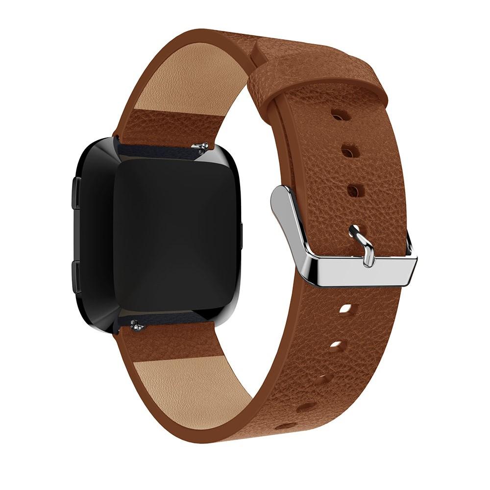 Fitbit Versa/Versa 2 Leather Strap Brown