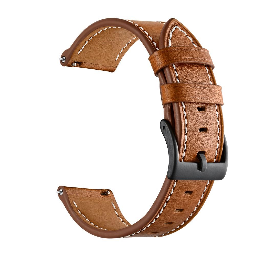Universal 20mm Leather Strap Brown
