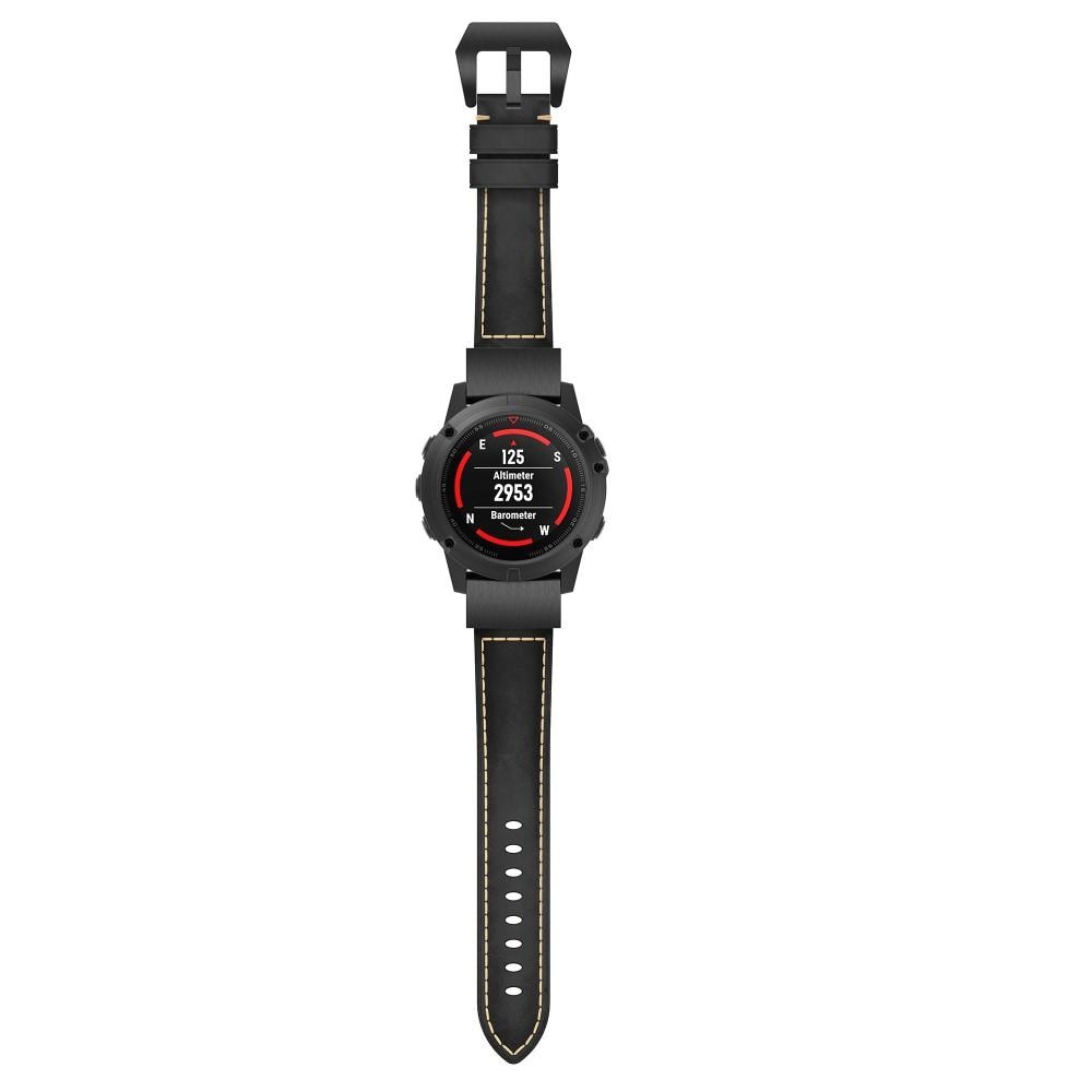 Garmin Instinct 2 Leather Strap Black