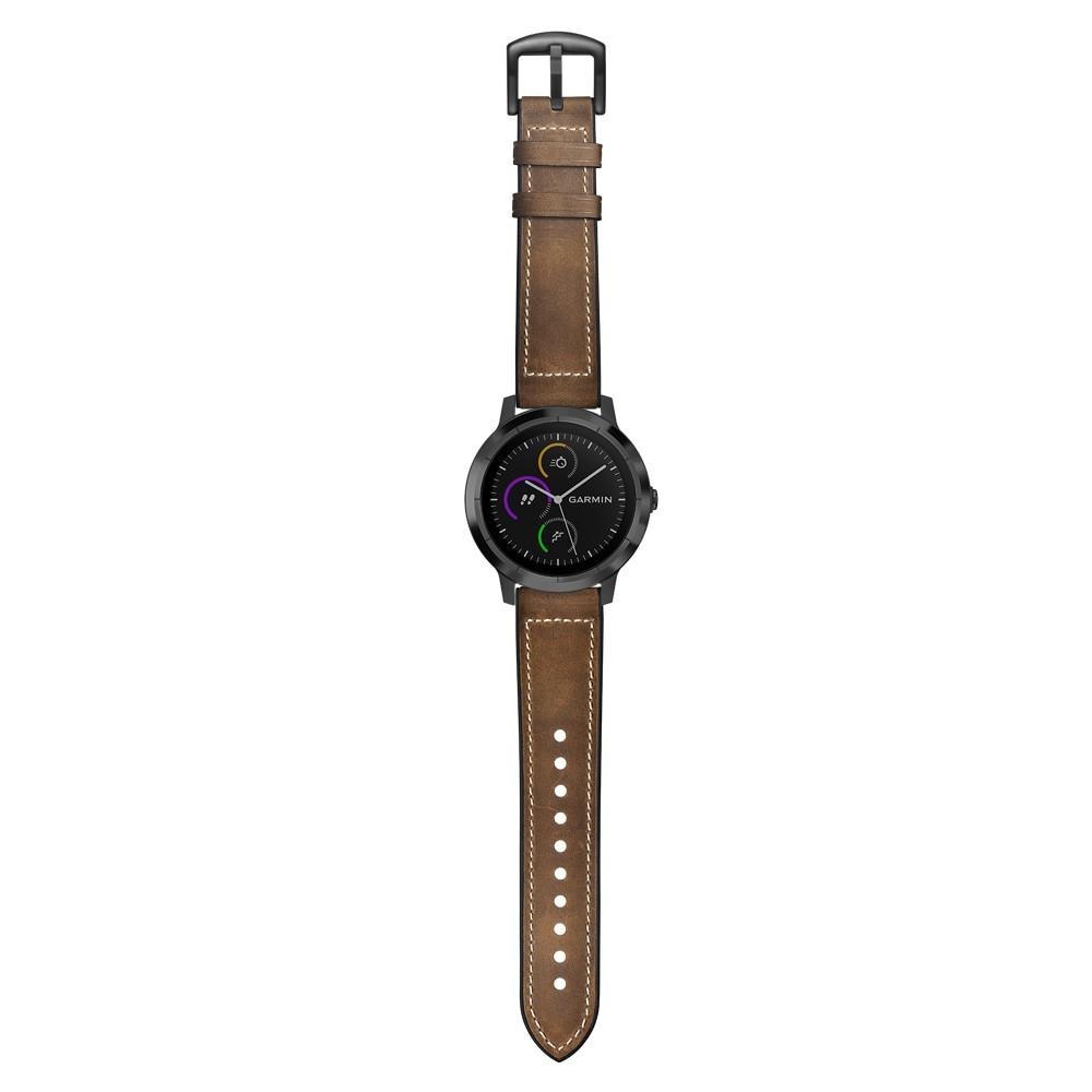 Garmin Vivoactive 3 Leather Strap Brown