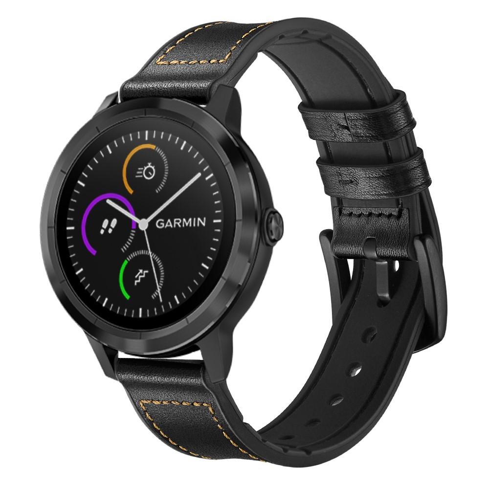 Garmin Vivoactive 3 Leather Strap Black