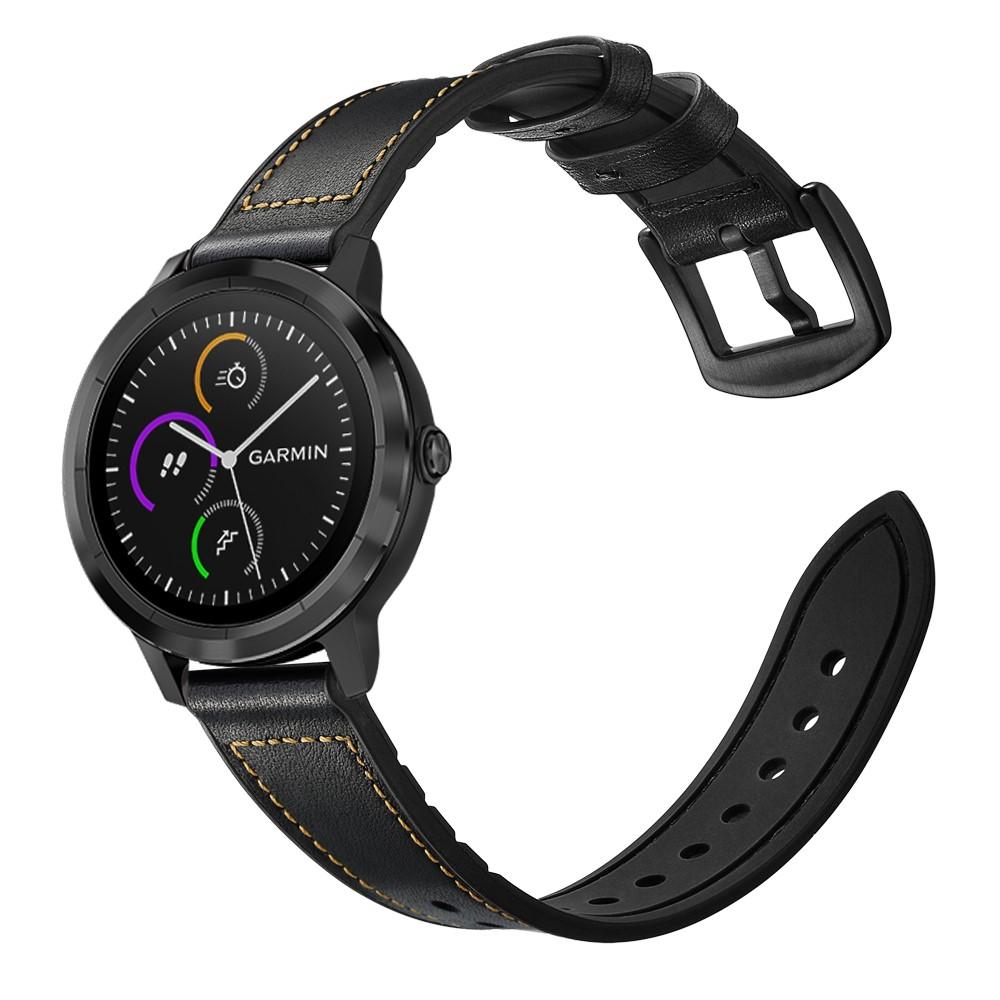 Garmin Vivoactive 3 Leather Strap Black