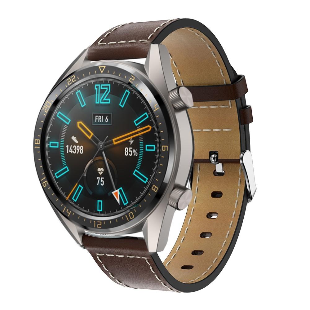 Huawei Watch GT/GT 2 46mm/GT 2e Leather Strap Brown