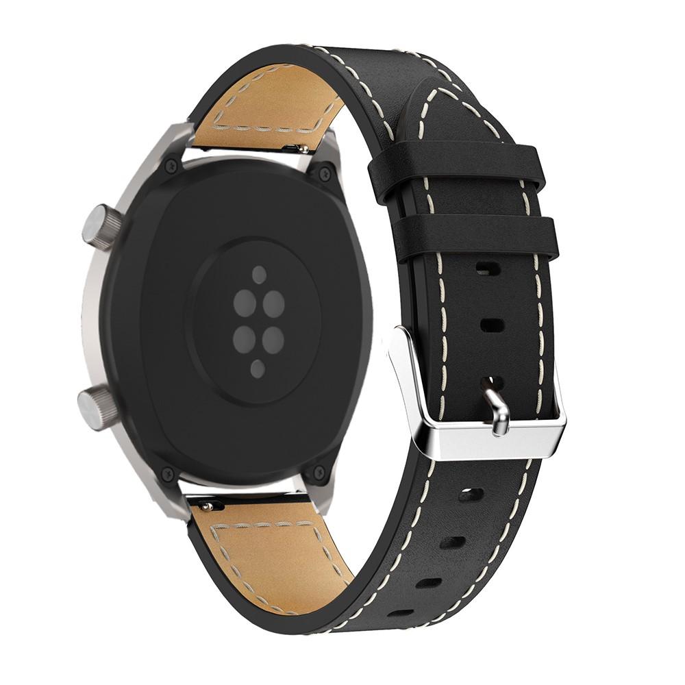 Huawei Watch GT/GT 2 46mm/GT 2e Leather Strap Black