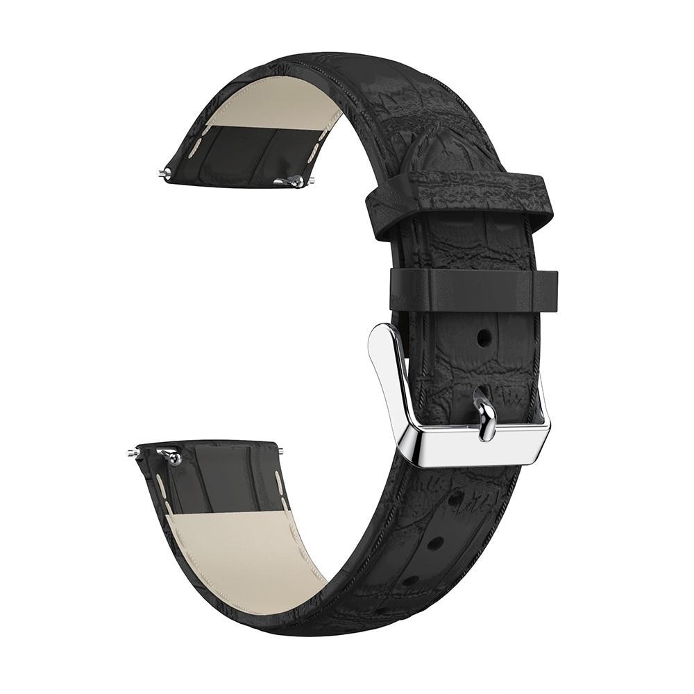 Fitbit Versa/Versa 2 Croco Leather Band Black