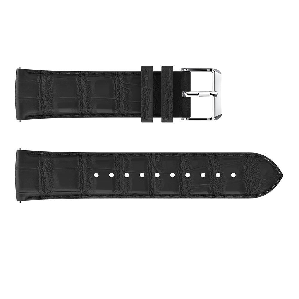 Fitbit Versa/Versa 2 Croco Leather Band Black