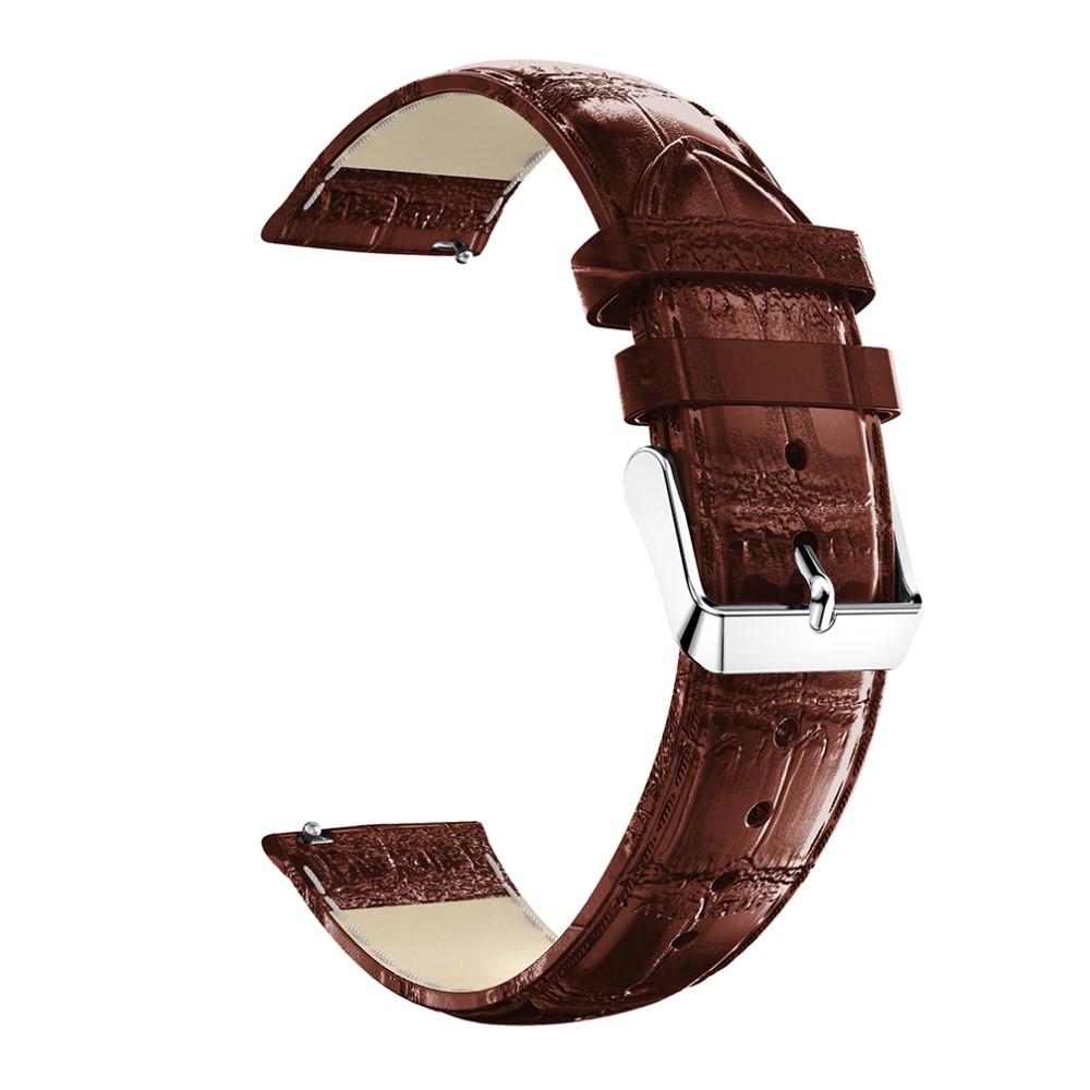 Withings Scanwatch Horizon Croco Leather Band Brown