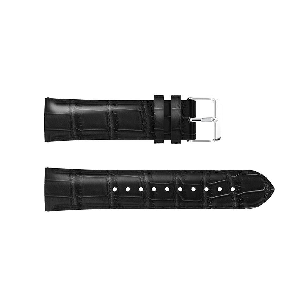 Samsung Galaxy Watch Active Croco Leather Band Black