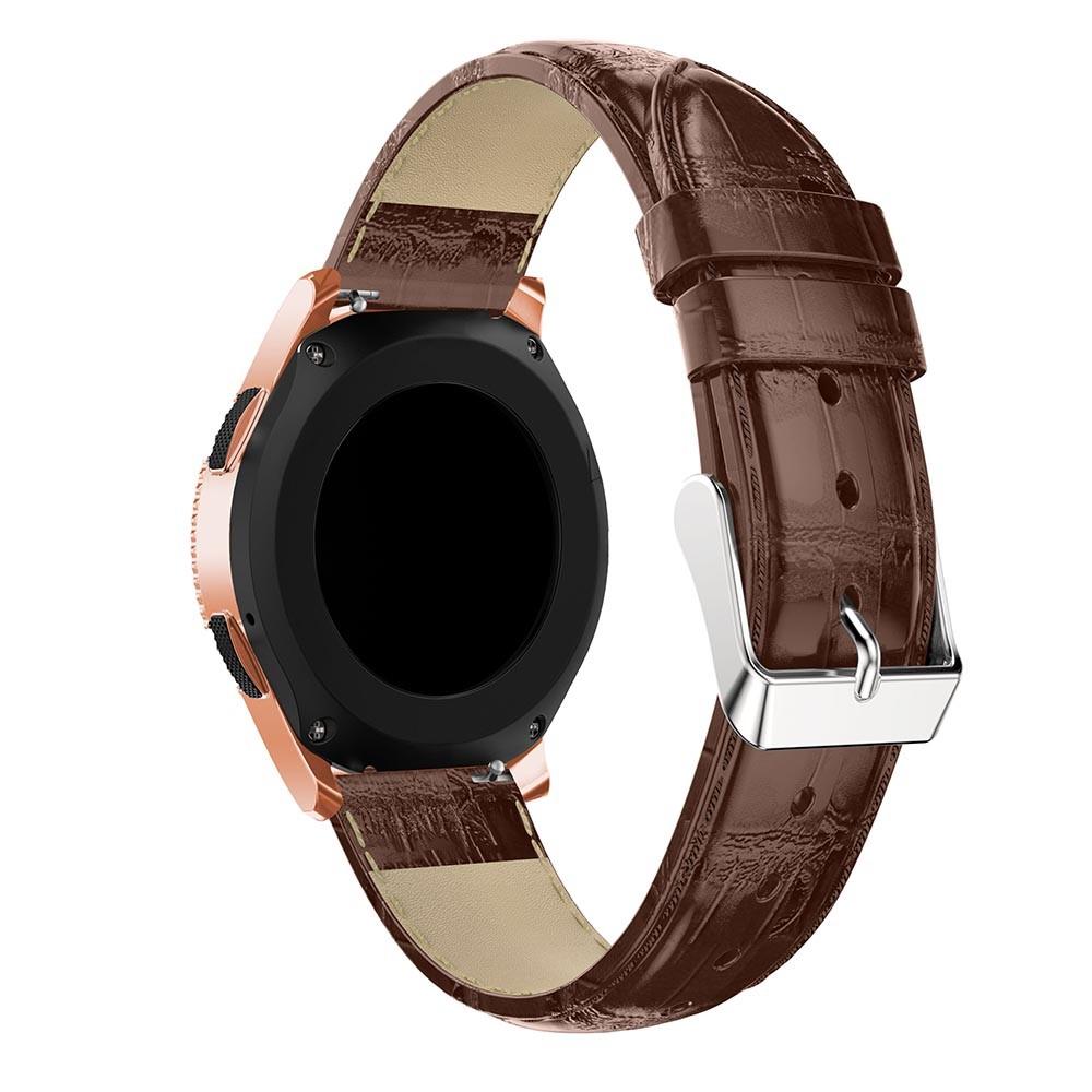 Samsung Galaxy Watch 42mm Croco Leather Band Brown