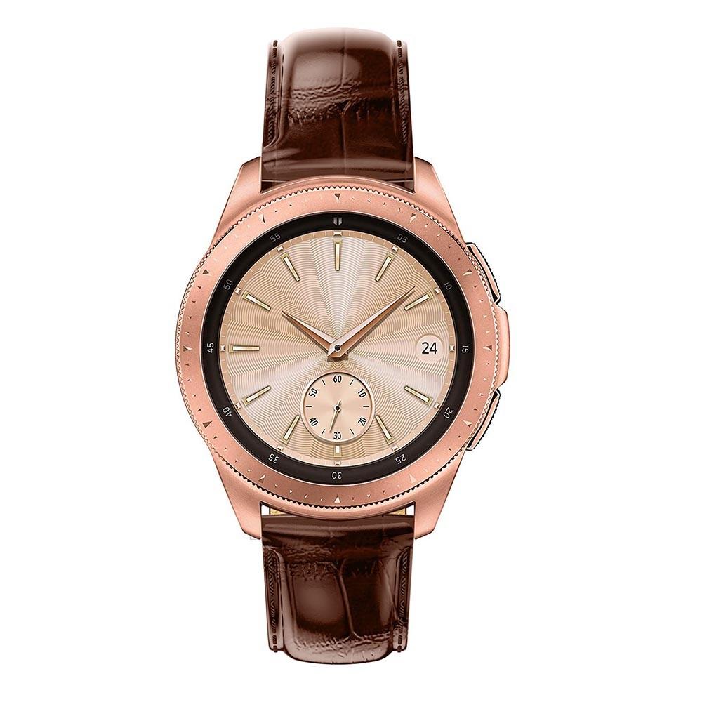 Samsung Galaxy Watch 42mm Croco Leather Band Brown