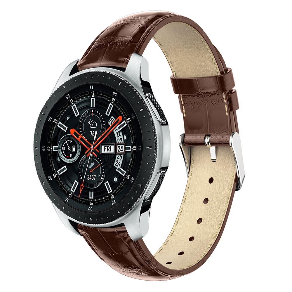 Samsung Galaxy Watch 46mm Croco Leather Band Brown