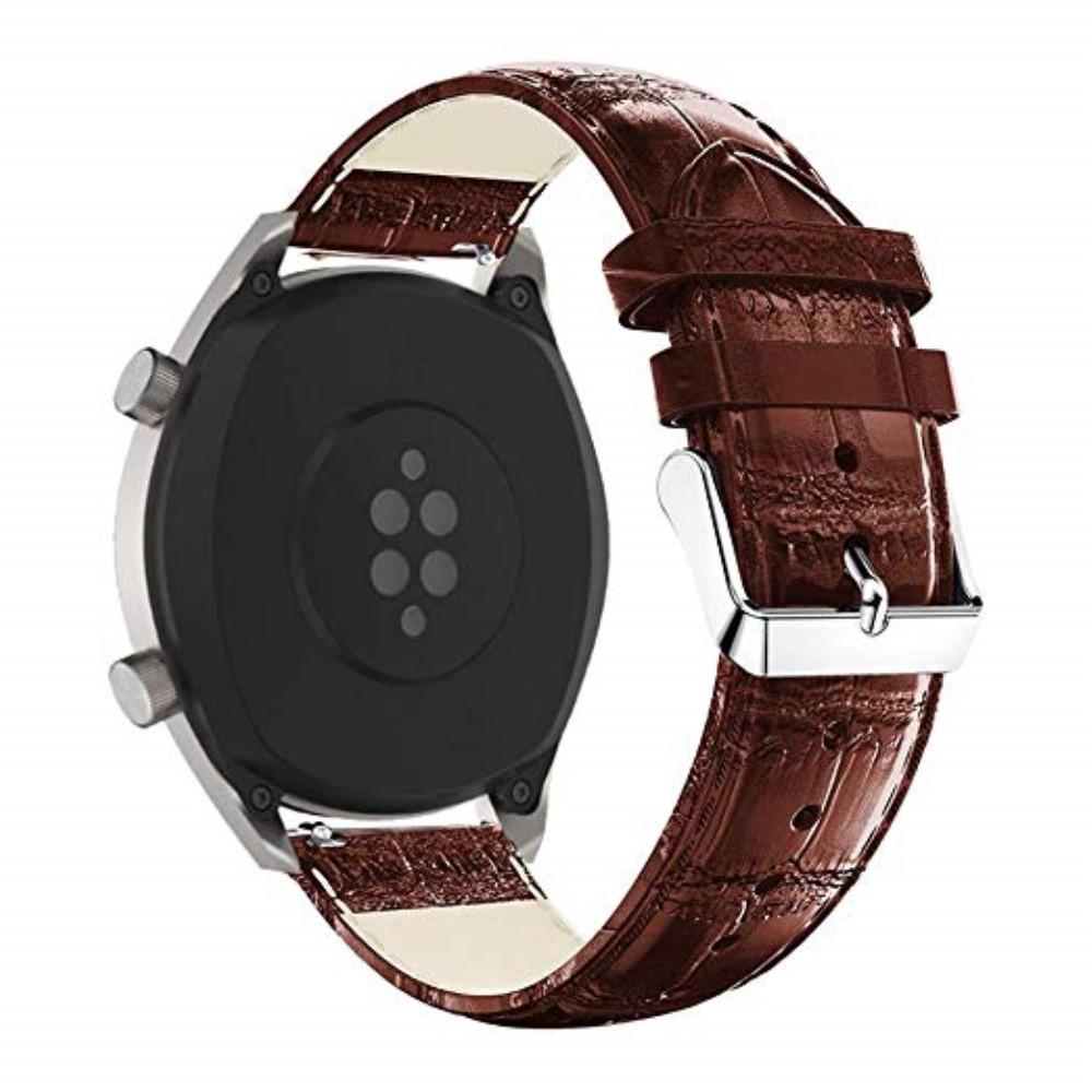 Huawei Watch GT/GT 2 46mm/GT 2e Croco Leather Band Brown