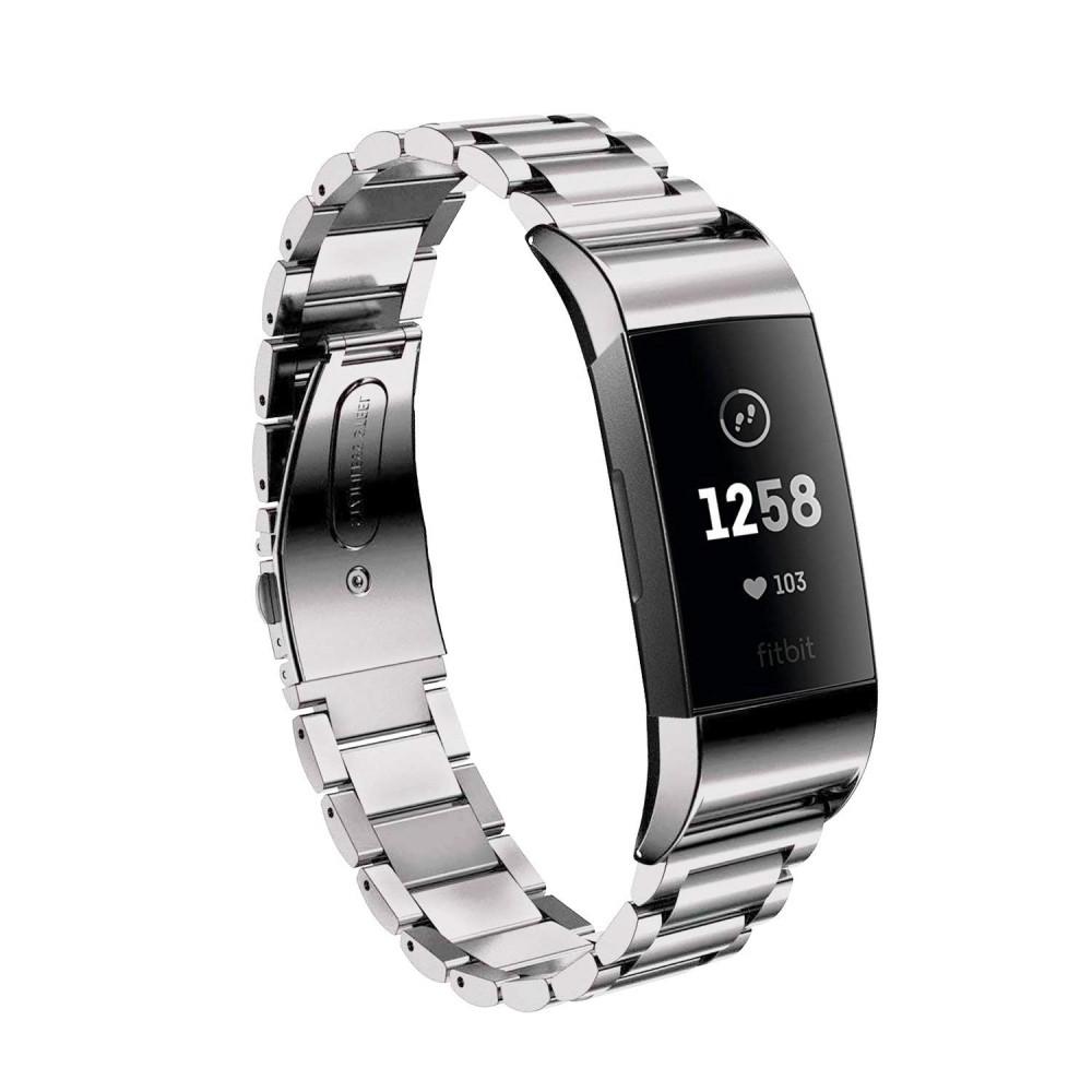 Fitbit Charge 3/4 Metal Band Silver