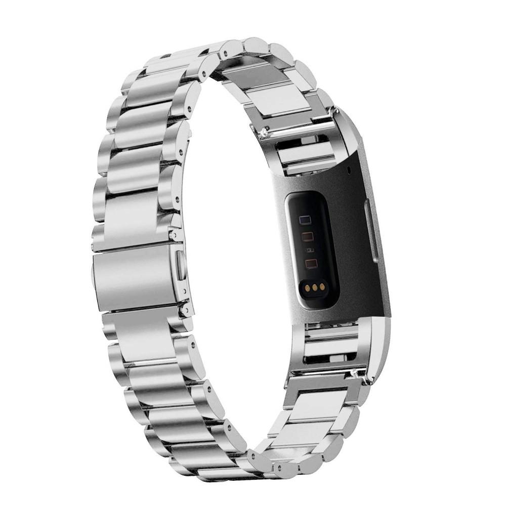 Fitbit Charge 3/4 Metal Band Silver