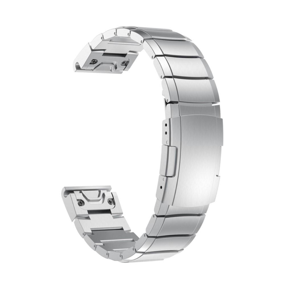 Garmin Fenix 5/5 Plus/6/6 Pro/7 Link Bracelet Silver