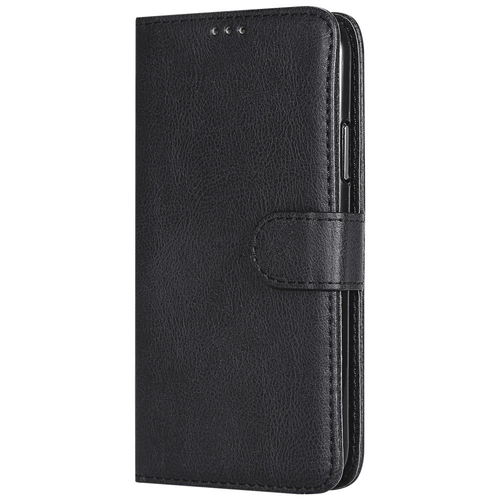 iPhone X/XS Magnetic Book Cover Black