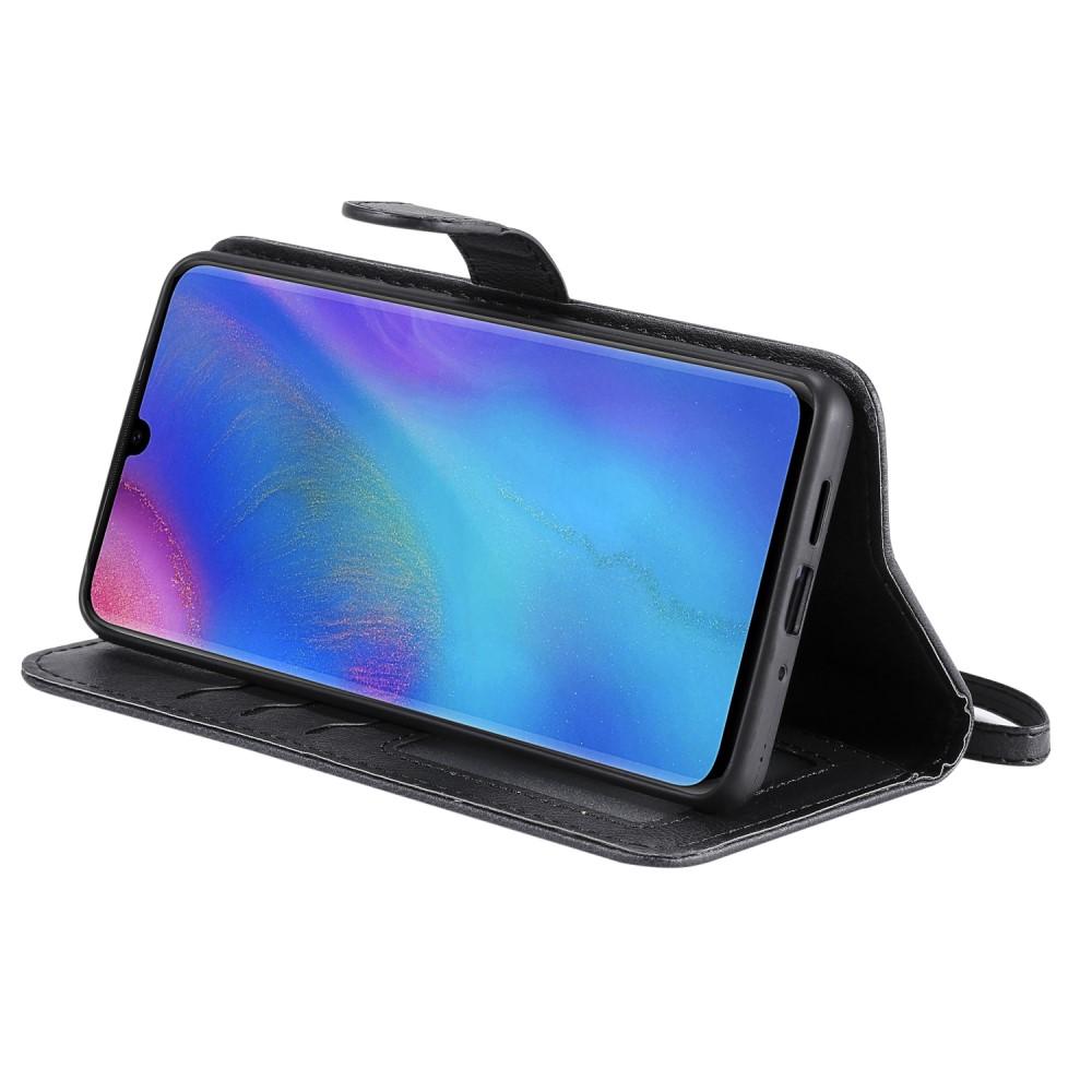 Huawei P30 Pro Magnetic Book Cover Black