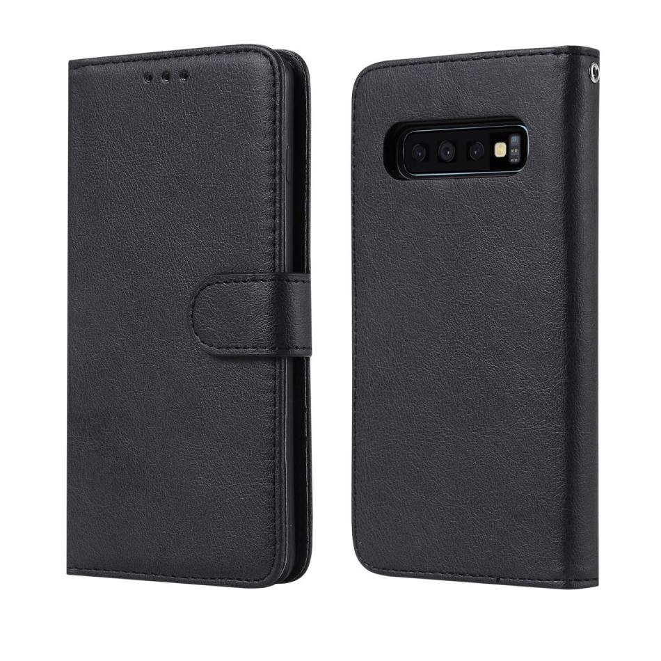 Samsung Galaxy S10 Magnetic Book Cover Black