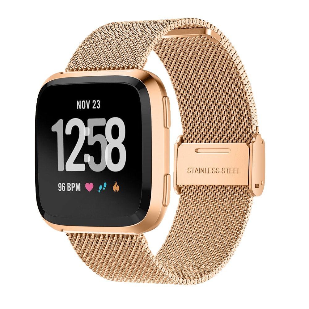 Fitbit Versa/Versa 2 Mesh Bracelet Rose Gold