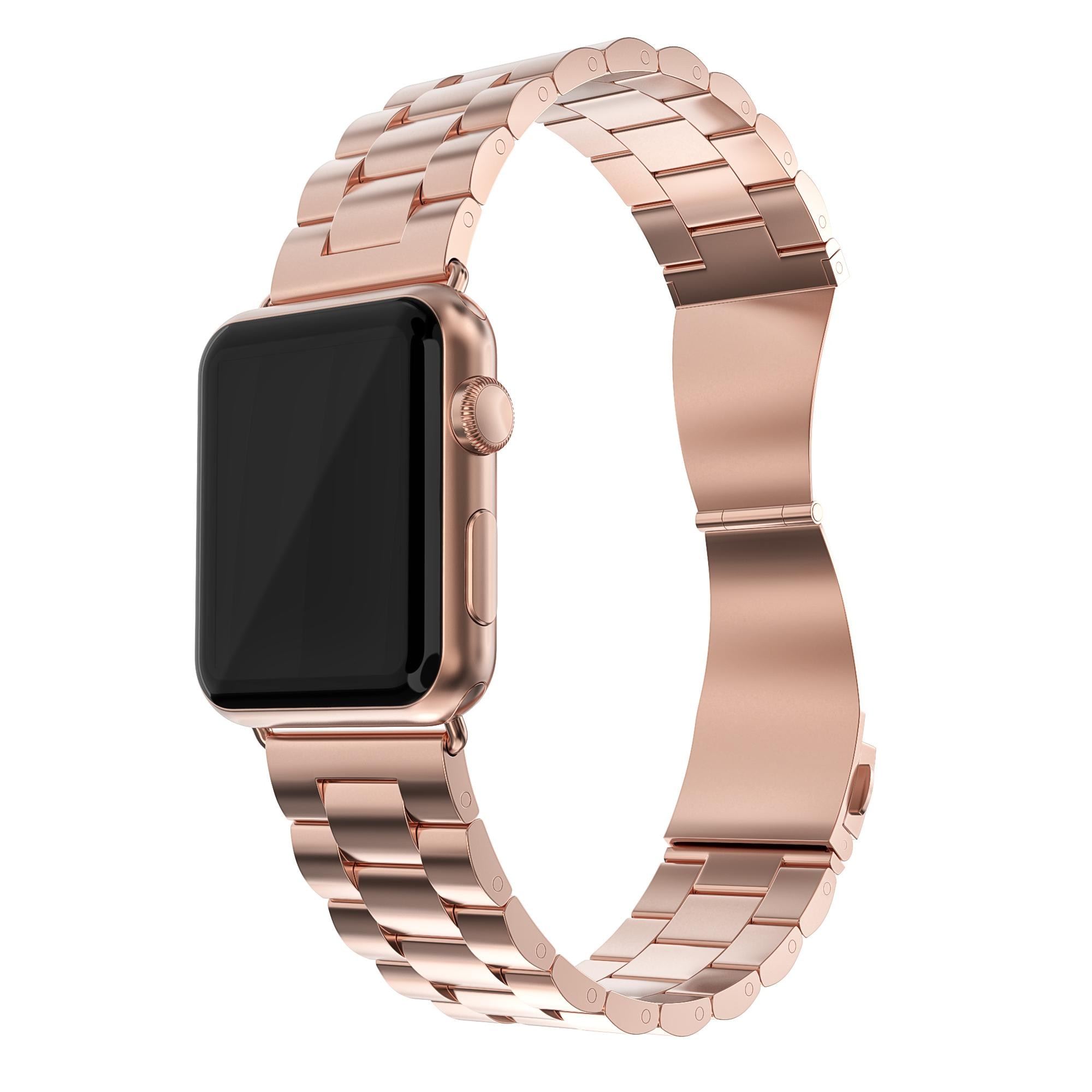 Apple Watch 41mm Series 8 Metal Band Rose Gold