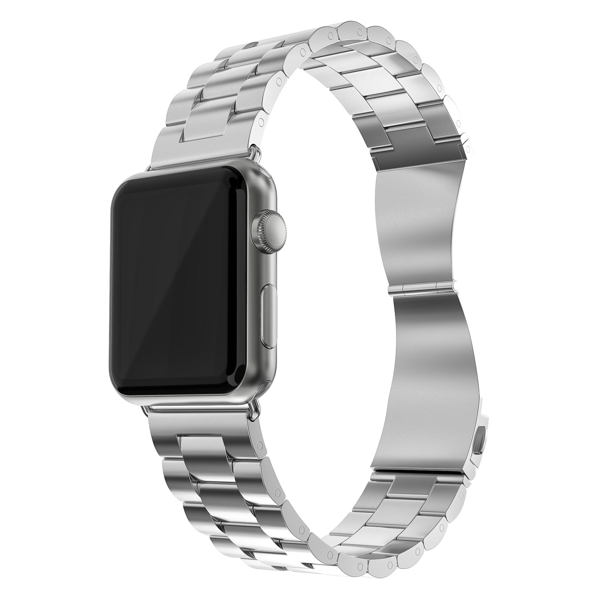 Apple Watch SE 44mm Metal Band Silver