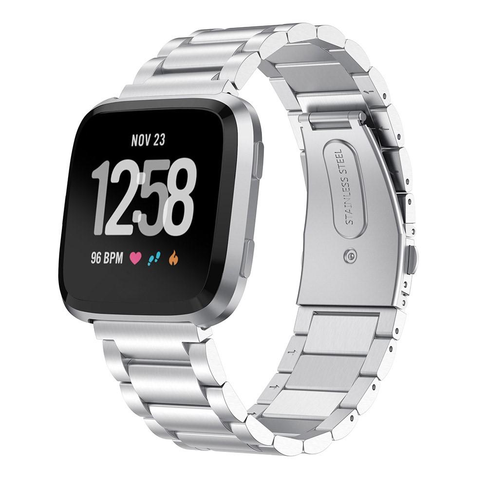 Fitbit Versa/Versa Lite/Versa 2 Metal Band Silver