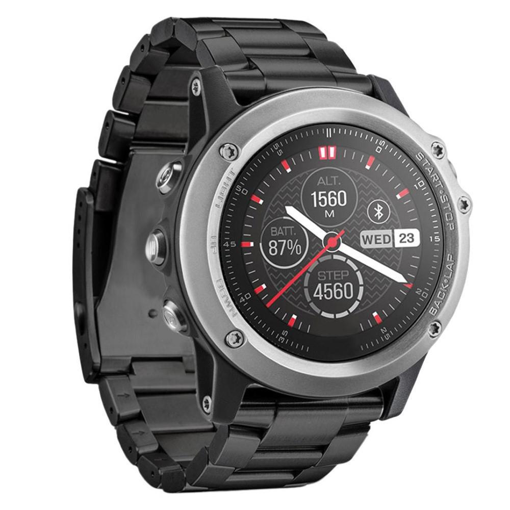 Garmin Fenix 3/3 HR/5X/5X Plus Metal Band Black